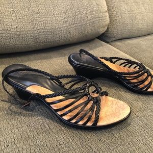 Black Leather Sandal